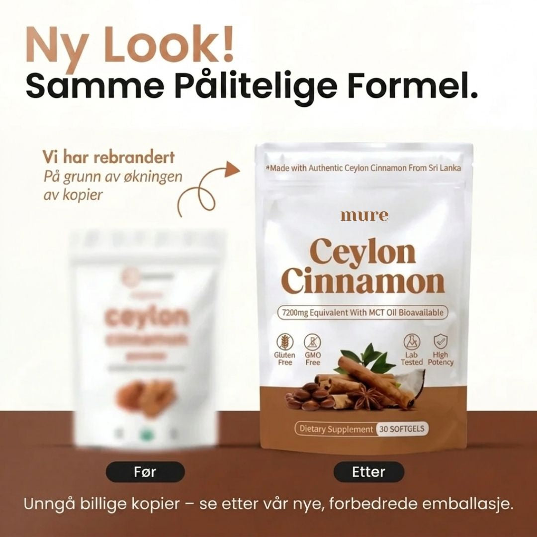 Ceylonkanel 7200mg Ekvivalent med MCT-olje