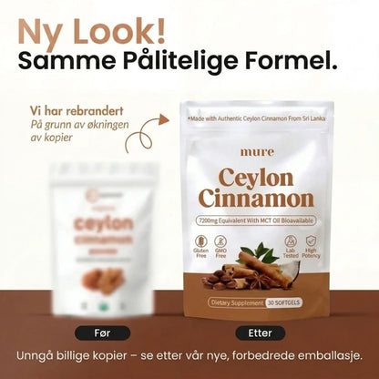 Ceylonkanel 7200mg Ekvivalent med MCT-olje