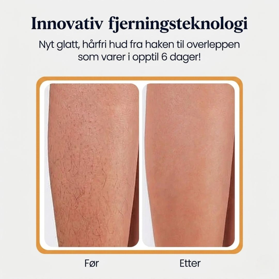 Smertefri hårfjerningskrem