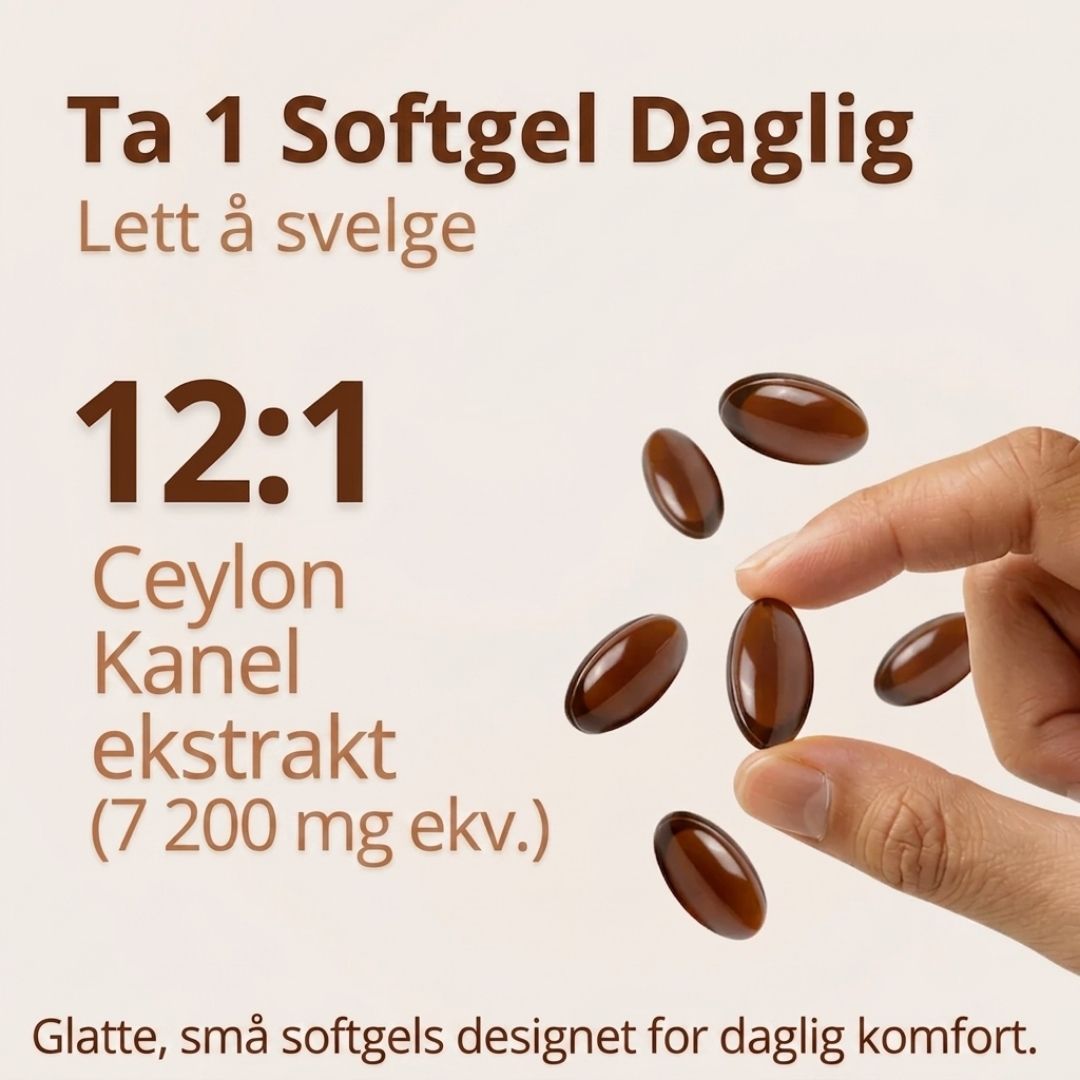 Ceylonkanel 7200mg Ekvivalent med MCT-olje