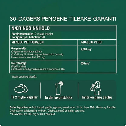 OREGANO & SVARTFRØOLJE – HJELPER MOT PSORIASIS INNENFRA OG UT