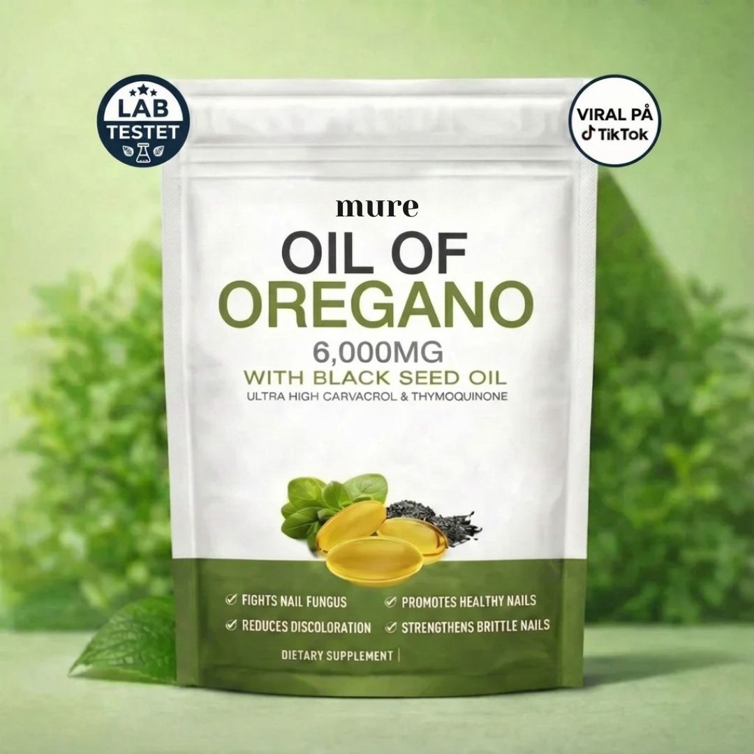 OREGANO & SVARTFRØOLJE – HJELPER MED Å BEKJEMPE NEGLSOPP